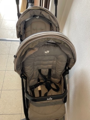 ジョイー　双子　年子　ベビーカー　縦並び