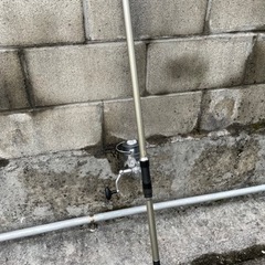竿　リール　釣り　バケツ付き！