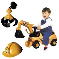 キングショベル　ショベルカー　遊具　男の子　おもちゃ　乗用玩具の画像