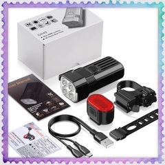 【値下げ中】【未使用✨美品】高機能デジタル自転車用ライトGH40...