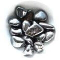 AzureGreen: 1 lb Hematite tumbled