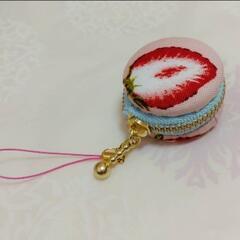 【ハンドメイド】マカロンポーチ　コインケース