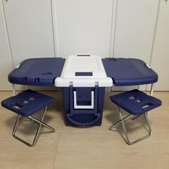 【新品未使用】テーブル・チェア付きクーラーボックス 30Lの画像