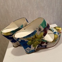 サンダル　ヒール　エスペランサの画像