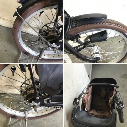 132★岐阜発　△Panasonic/パナソニック/電動アシスト自転車△GYUTTO△20インチ/3段変速/走行確認/傷汚れ有り/サビ有り/現状品　R5.4/23★