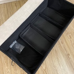 アイリスオーヤマ　スツール　収納付きスツール　ワイド　おもちゃ収納の画像