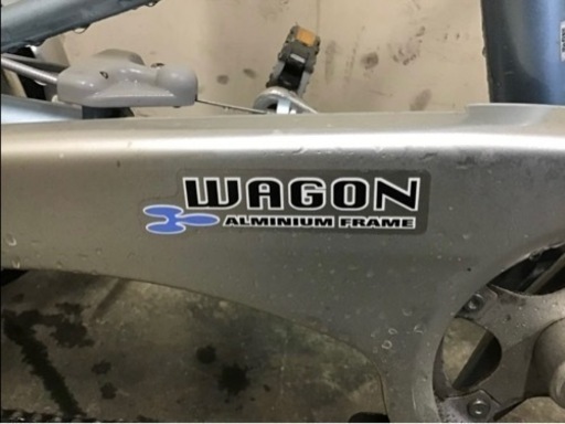 128□岐阜発/BRIDGESTONE/WAGON/三輪自転車/自転車/走行確認済/スイング付/防犯有/ロック付/傷サビ有り　R4.10/31□