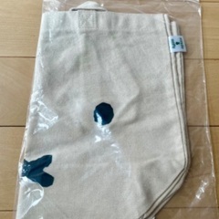 [新品]シンプルかわいい　ミッフィ　ベージュトートバッグ　エコバッグの画像