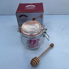 KILNER キルナー ハニーポット & ドリズラー 0.4L 38-2062-00 径10×高さ10.5cm クリアの画像