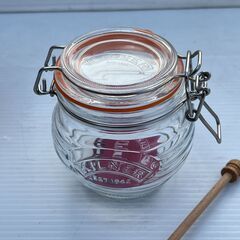KILNER キルナー ハニーポット & ドリズラー 0.4L 38-2062-00 径10×高さ10.5cm クリアの画像
