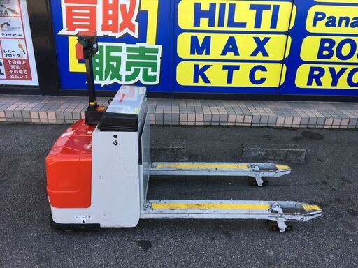 【エコツール 知立店】〇Bishamon/ビシャモン バッテリー上昇・走行式パレットトラック/ドライブハンド SDH130-685   ITN080QS8B5S【愛知県/知立市/工具】