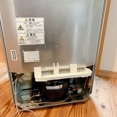 【お譲り先決定】AQUA  小型　ノンフロン冷凍冷蔵庫　単身用　の画像