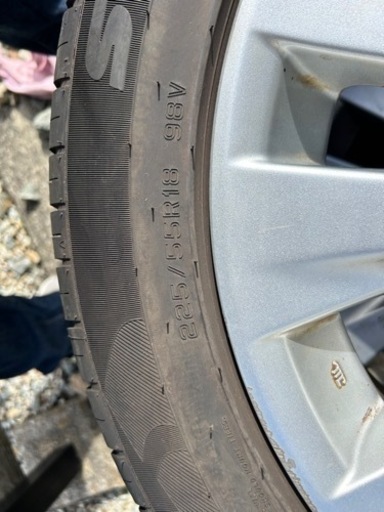 更にお値下げしました?225/55 r18  ホイール付き4本セット