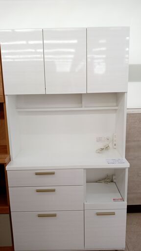 ★ジモティ割あり★ ニトリ レンジボード 白 H190×D42×W100 クリーニング済み TJ4481