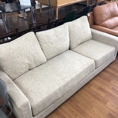 NODA FURNITURE 3人掛けソファー　ベージュ×ブラウン　売ります！