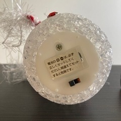 光る雪だるまの画像