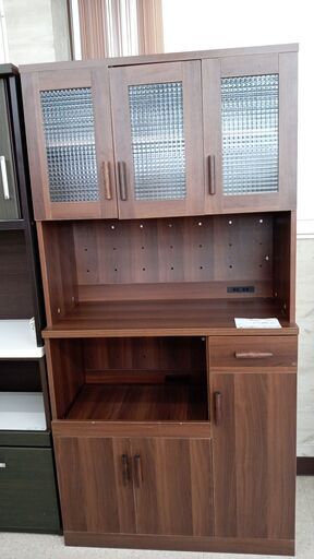 ★ジモティ割あり★  レンジボード 茶 H180×D45×W90 クリーニング済み TJ4484
