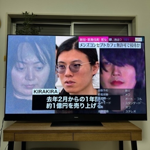 有機ELテレビ　Panasonic TH-65GZ2000
