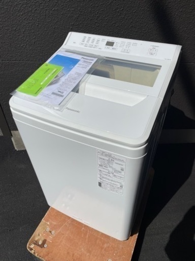 ※再値下げ‼️香川県内配送無料‼️パナソニック　全自動洗濯機　8kg 泡洗浄　2022年製　NA-FA80H9