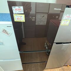 リサイクルショップどりーむ天保山店　No11894　冷蔵庫　Hisense　282L　2020年製　ガラスドア　右開き　自動霜取り　インテリア家電　超美品　配送設置可能