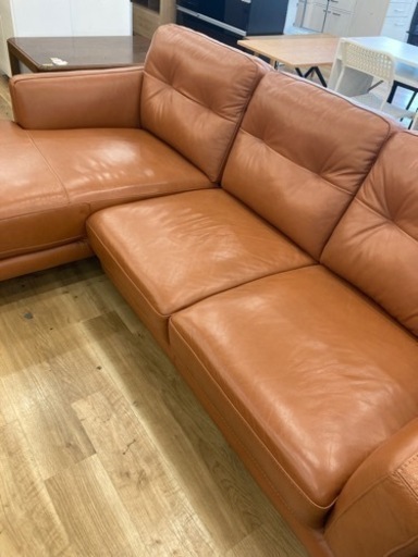 【トレファク高槻店】取りに来られる方限定！【IDC】レザーカウチソファのご紹介です！