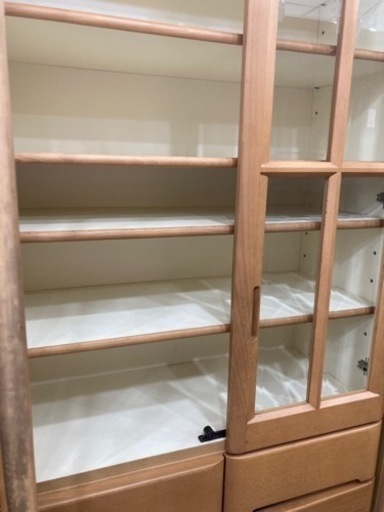 トレファク高槻店】取りに来られる方限定！ナチュラルな雰囲気の食器棚の