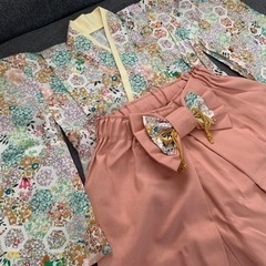 子供　キッズ　ベビー　袴　ハカマ　お祝い　ひな祭り　誕生日の画像