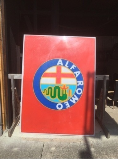 ALFA ROMEO アルファロメオ　アクリル看板