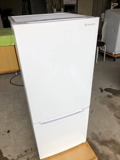 YAMADA 2ドア冷蔵庫 YRZ-C12H1 2021年製　YAMADASELECT 117L 耐熱100℃トップテーブル!!ガラス棚