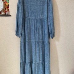 前後2way ゆるめティアードワンピースの画像