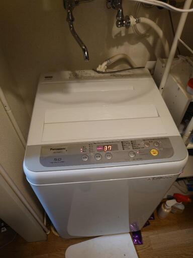 洗濯機　Panasonic　NA-F50B11　【急なため無料でもいいです】