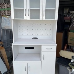 最終値下げ⭐︎上下分割可能　キッチンボード　90cm幅　ホワイト