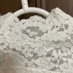 ブラウス 花柄レースの画像