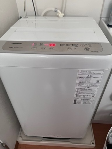 取説付　パナソニック　5kg 洗濯機