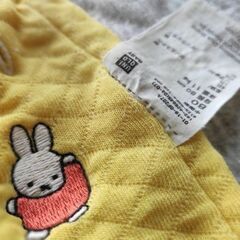 UNIQLO　ミッフィー　パジャマ　子供服　80の画像