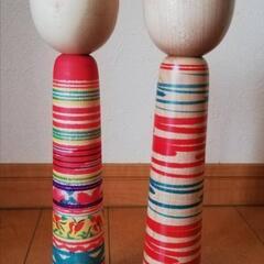 更に更に大幅値下げ　伝統こけし　土湯　渡辺忠雄　２本セットの画像