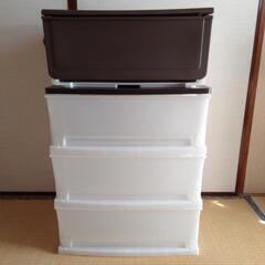 衣類　収納ケース　２個セット　ニトリ　中古