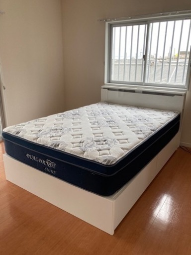 家具 ベッド ダブルベッド\u0026マットレスセット
