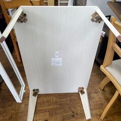 リサイクルショップどりーむ鹿大前店 №8535  折りたたみテーブル　キレイな白♪　状態良好♪の画像
