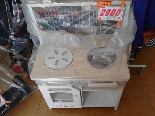 木製キッチン　A801　キズあり