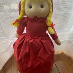 赤ずきん 狼 おばあさん 変身人形ぬいぐるみの画像