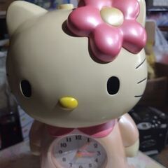 サンリオハローキティ目覚まし時計　4SE429　1976年頃製