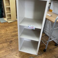 リサイクルショップどりーむ鹿大前店 №8682 カラーボックス　三段収納　白　汎用性ばっちり♪の画像