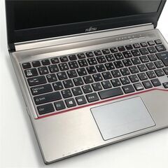 送料無料 税無 新品SSD 13.3型 ノートパソコン 富士通 E736/M 中古動作良品 第6世代Celeron 8GB DVDRW 無線 Windows11 Officeの画像