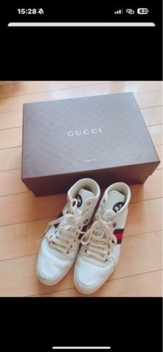 GUCCI　シェリーライン　ハイカットスニーカー