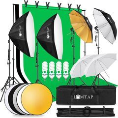 【商談中】LOMTAP プロな写真撮影照明キット 60cm八角形...
