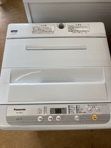 Panasonic 6キロ洗濯機　NAーF60B12 リサイクルショップ宮崎屋　佐土原店　24.5.1F