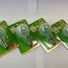 クリプトン球　100W形　口金E17　4個(バラ売り致します)　