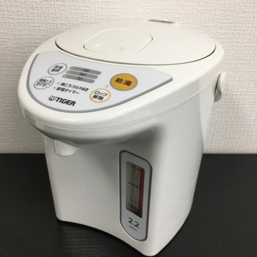 【ご来店限定】＊タイガー　2.2L マイコン電動ポット　2018年製＊0301-14