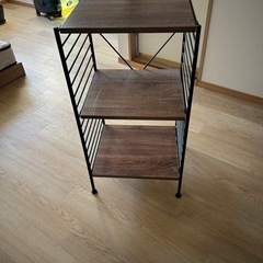 【ユニットシェルフ】約47×45×90 ブラウン